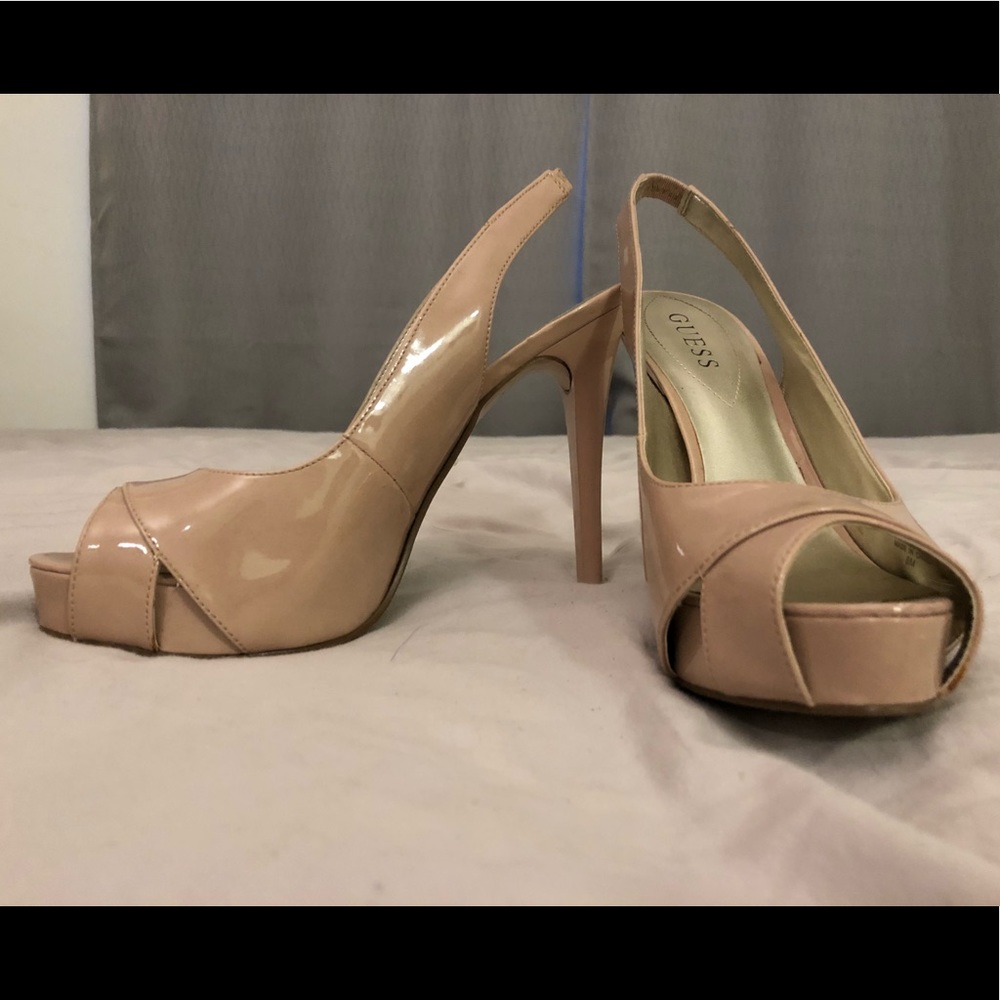Nude Guess Heels